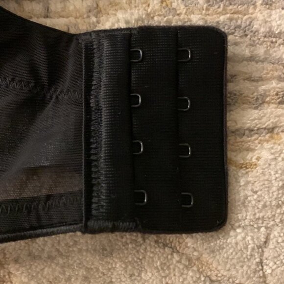 Calvin Klein Black Rose Lace Strapless Longline Bra QF4565, 34C NWT - Picture 6 of 10